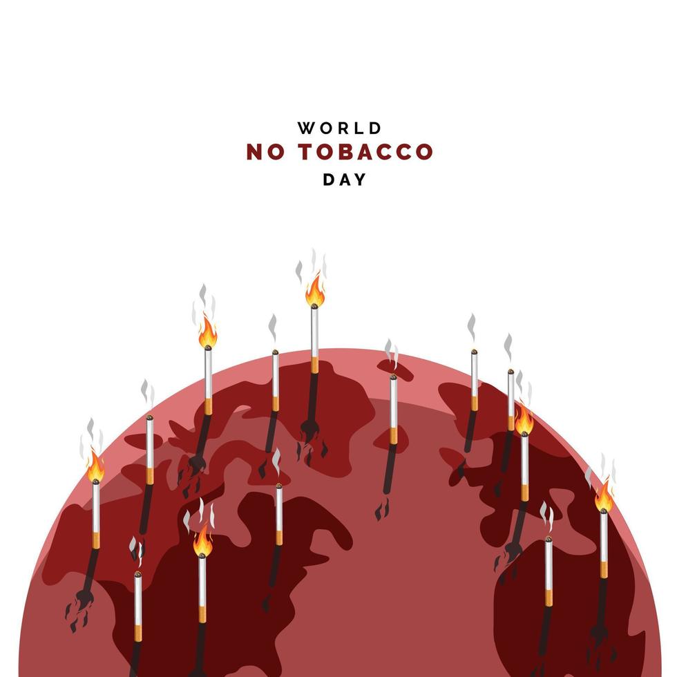 World No Tobacco Day vector