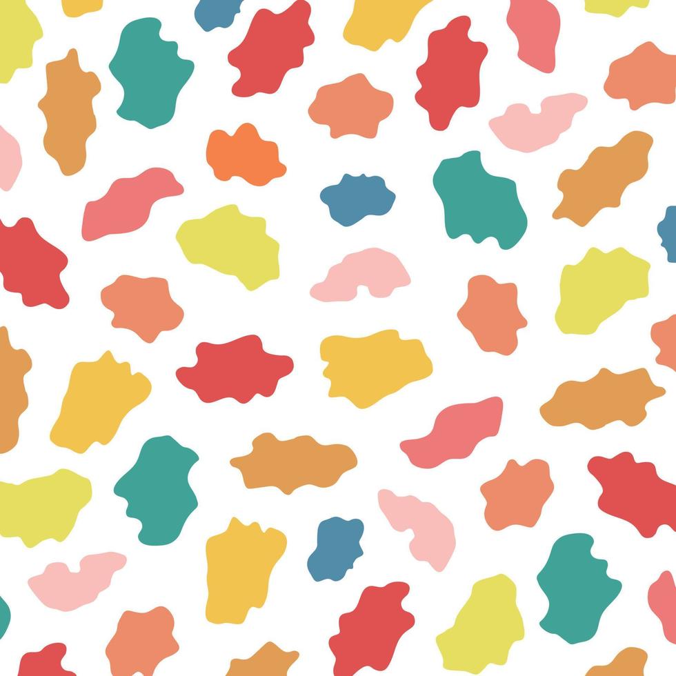 Abstract shape color vector pattern