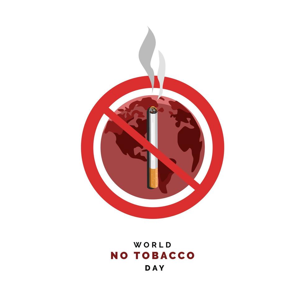 World No Tobacco Day vector