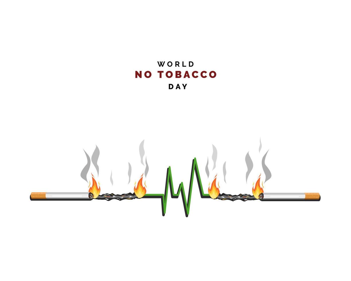 World No Tobacco Day vector