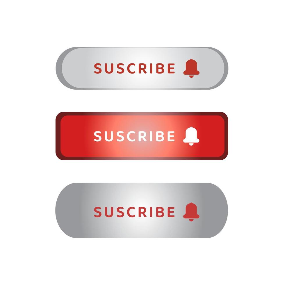 Vector set button for website and ui etc