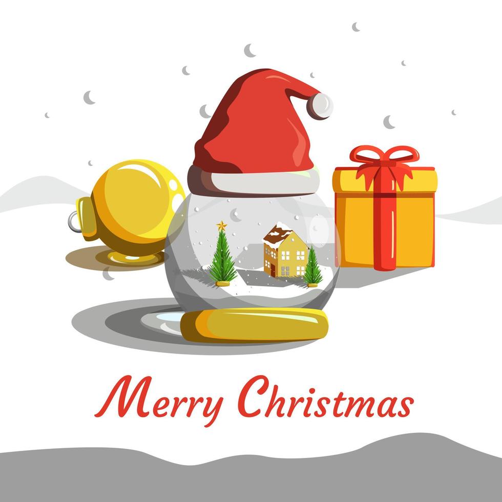 Merry Christmas Concept Vector Illustration
