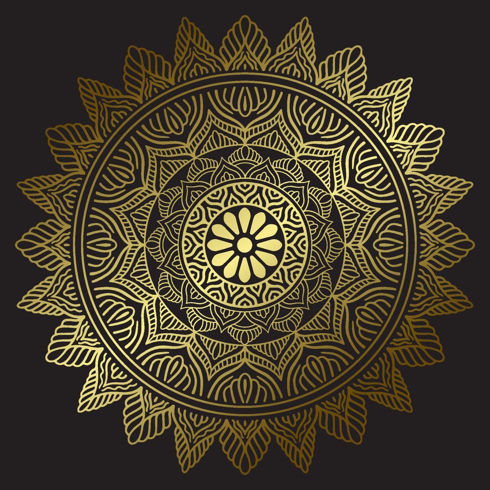 ethnic meditation relax mandala art design for template background vector