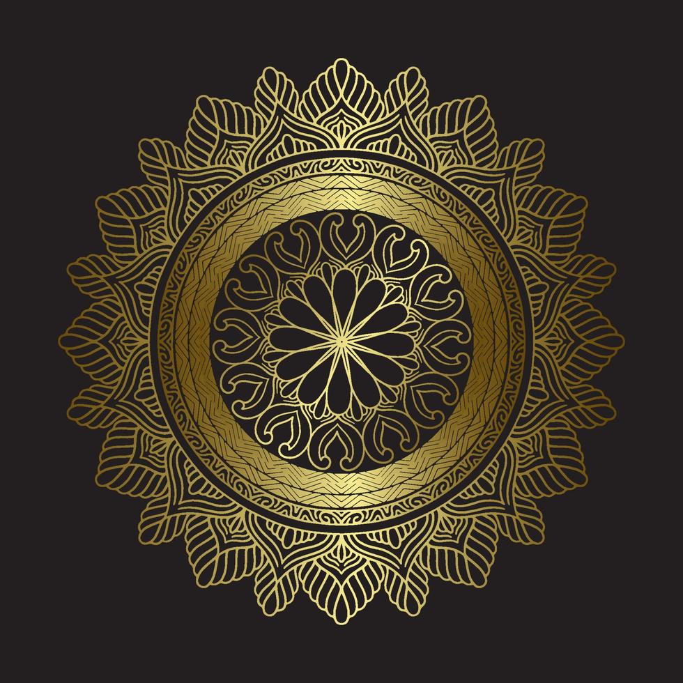 ethnic meditation relax mandala art design for template background vector