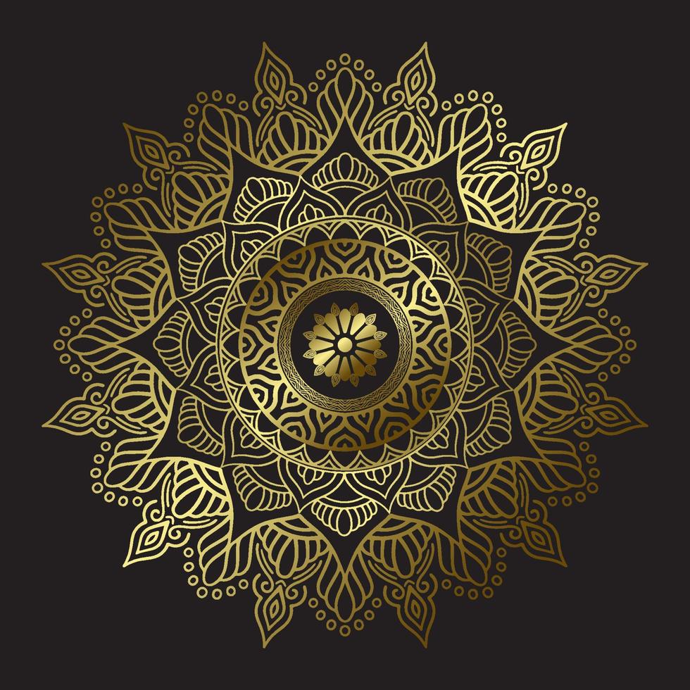 ethnic meditation relax mandala art design for template background vector