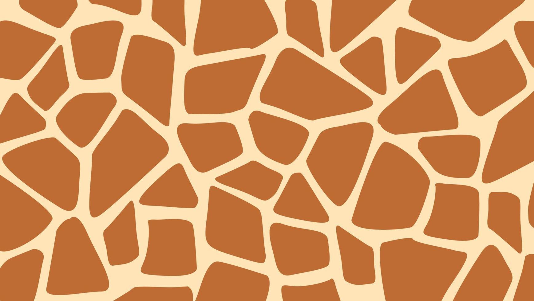 Background pattern giraffe skin vector