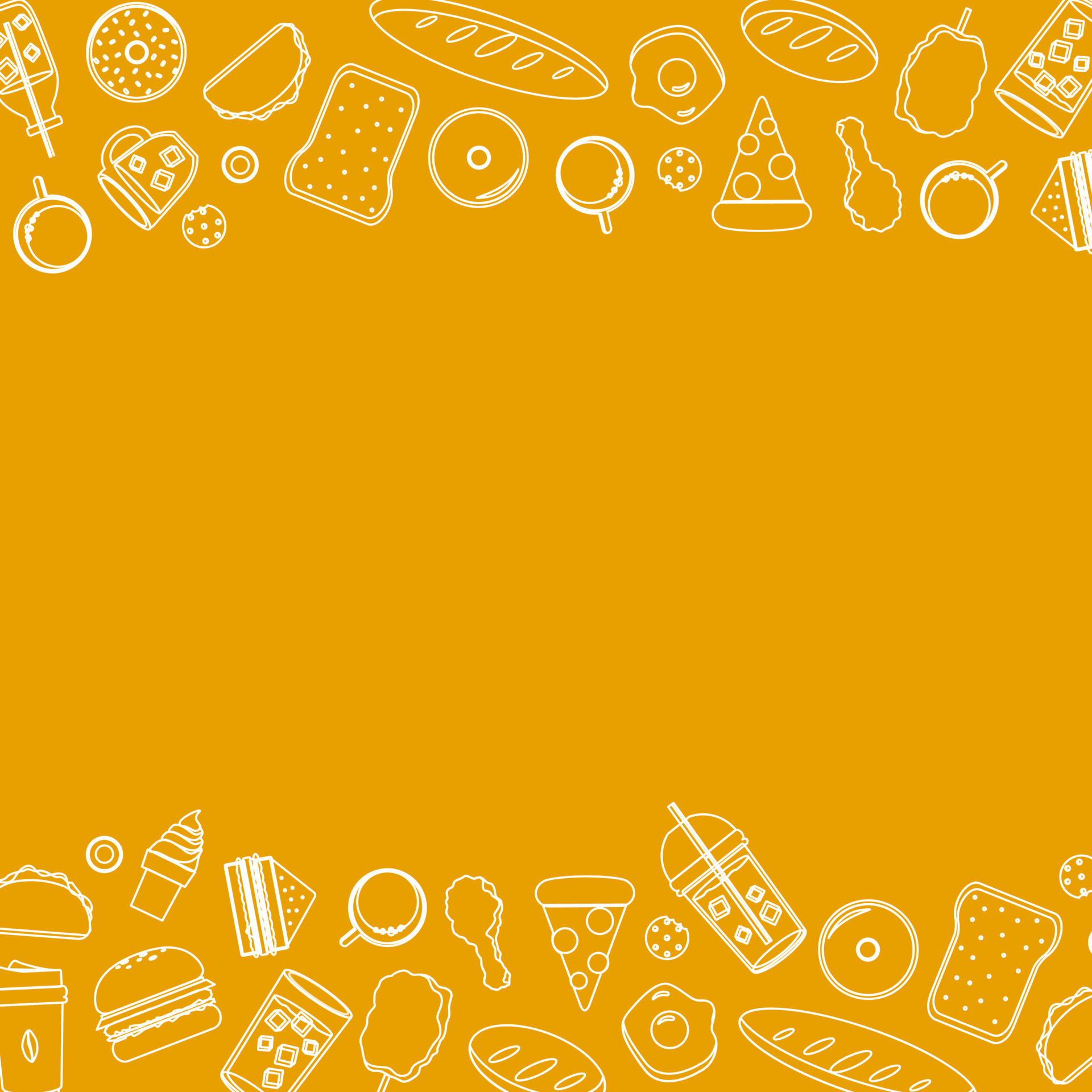 Food and drink pattern background 7935529 Vector Art at Vecteezy