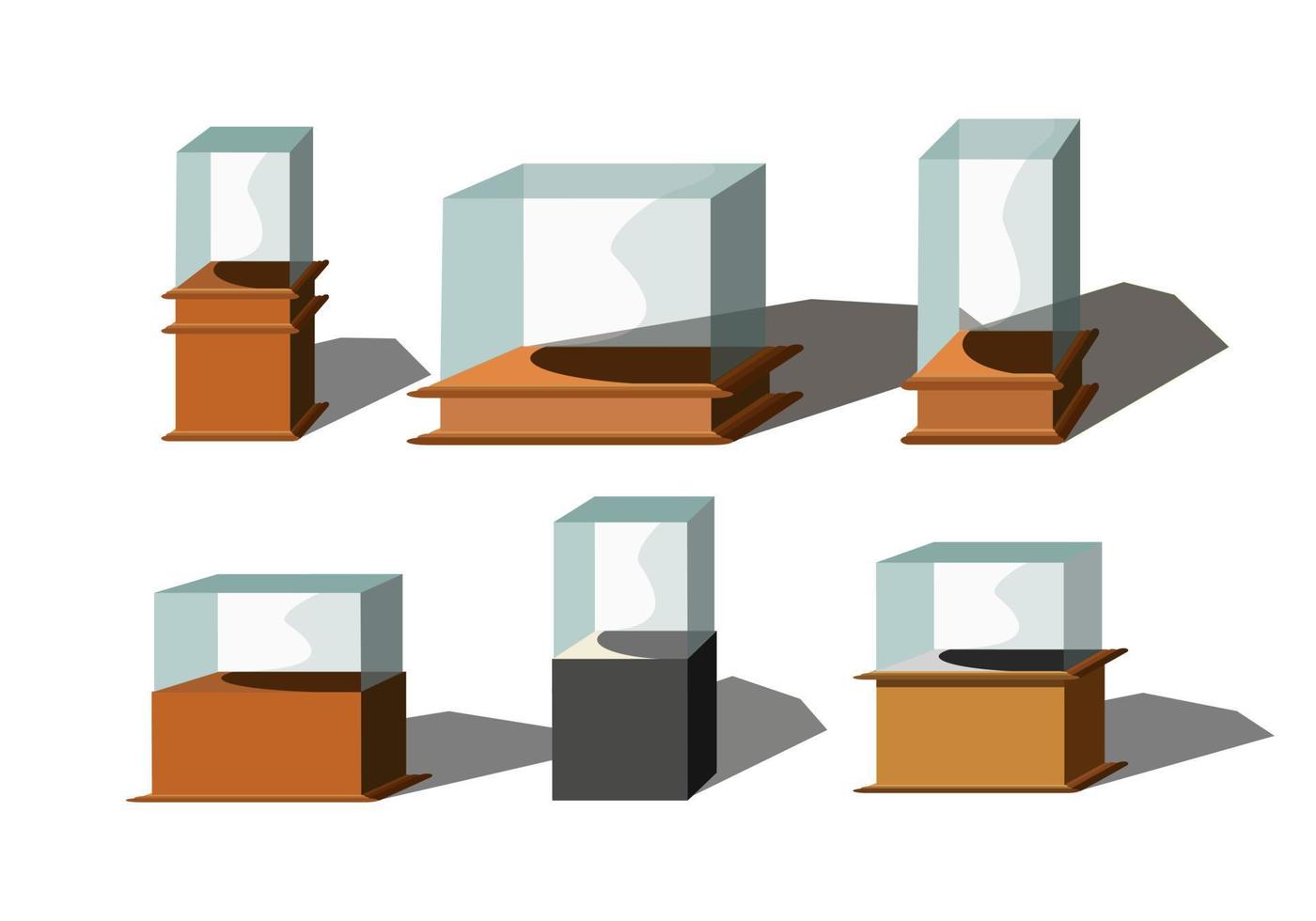 Cupboard set vector illustration, design art for material project