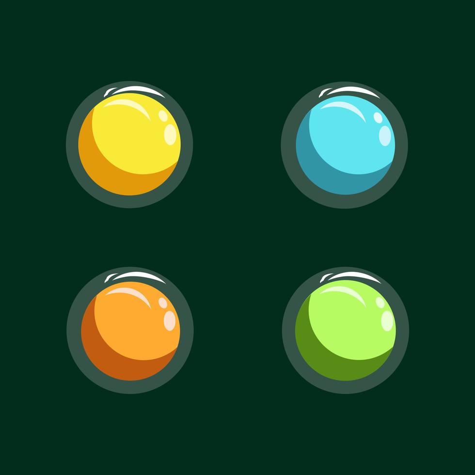 Vector set button for website and ui etc