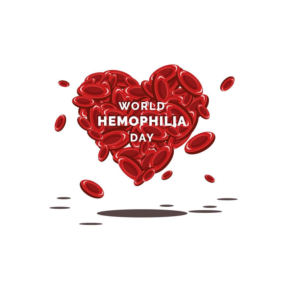 World hemophilia day vector, vector