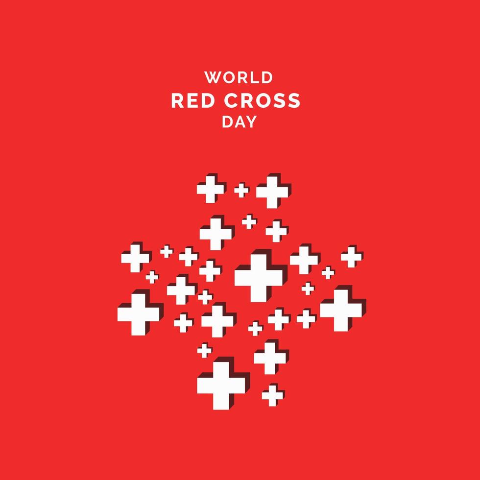 World Red Cross Day vector