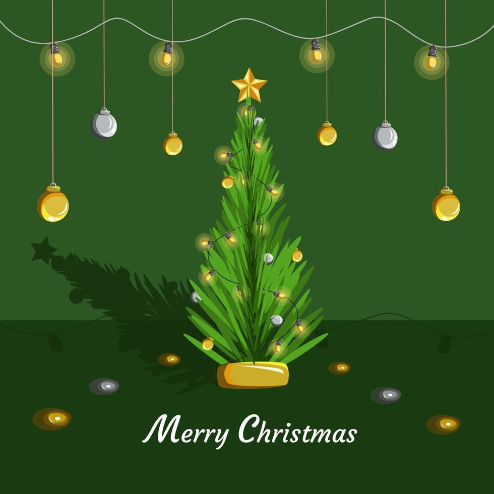 Merry Christmas Concept Vector Illustration