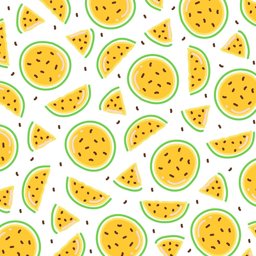 Pattern vector illustration of a watermelon