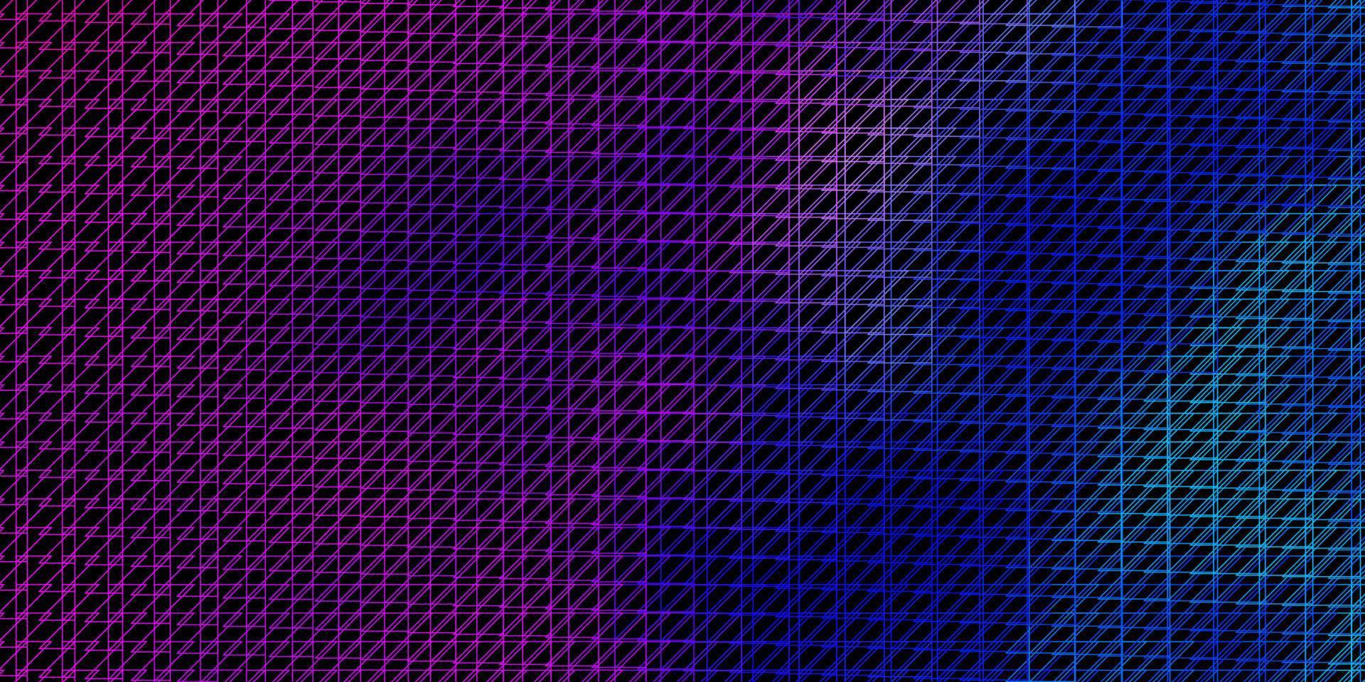 plantilla de vector de color rosa oscuro, azul con líneas.