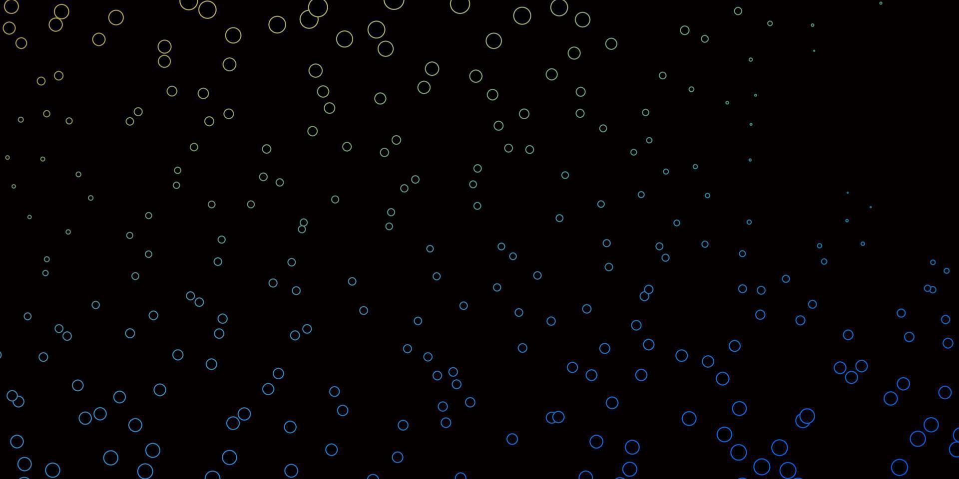 Dark Blue, Green vector layout with circle shapes.