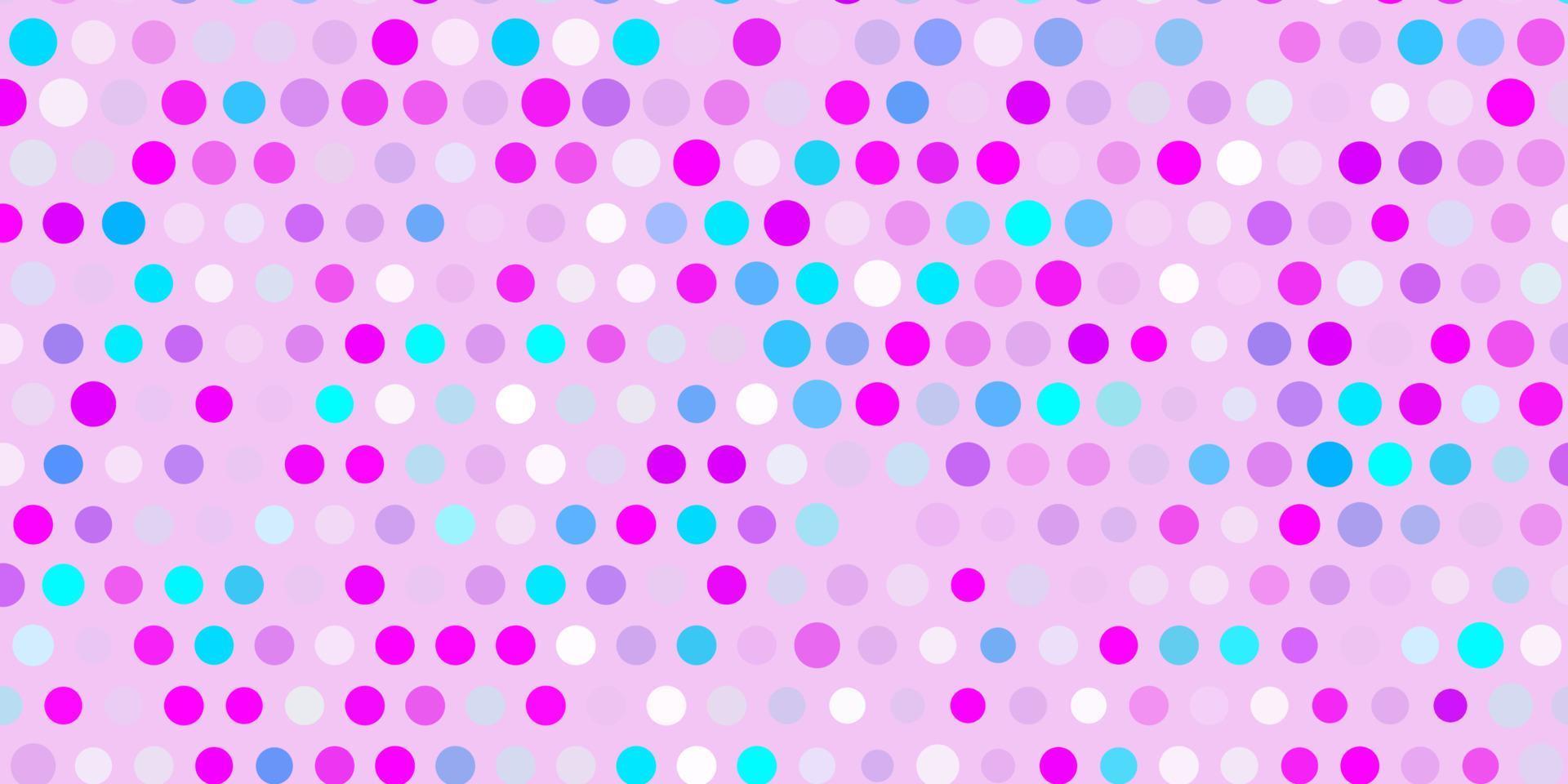 Fondo de vector rosa claro, azul con puntos.