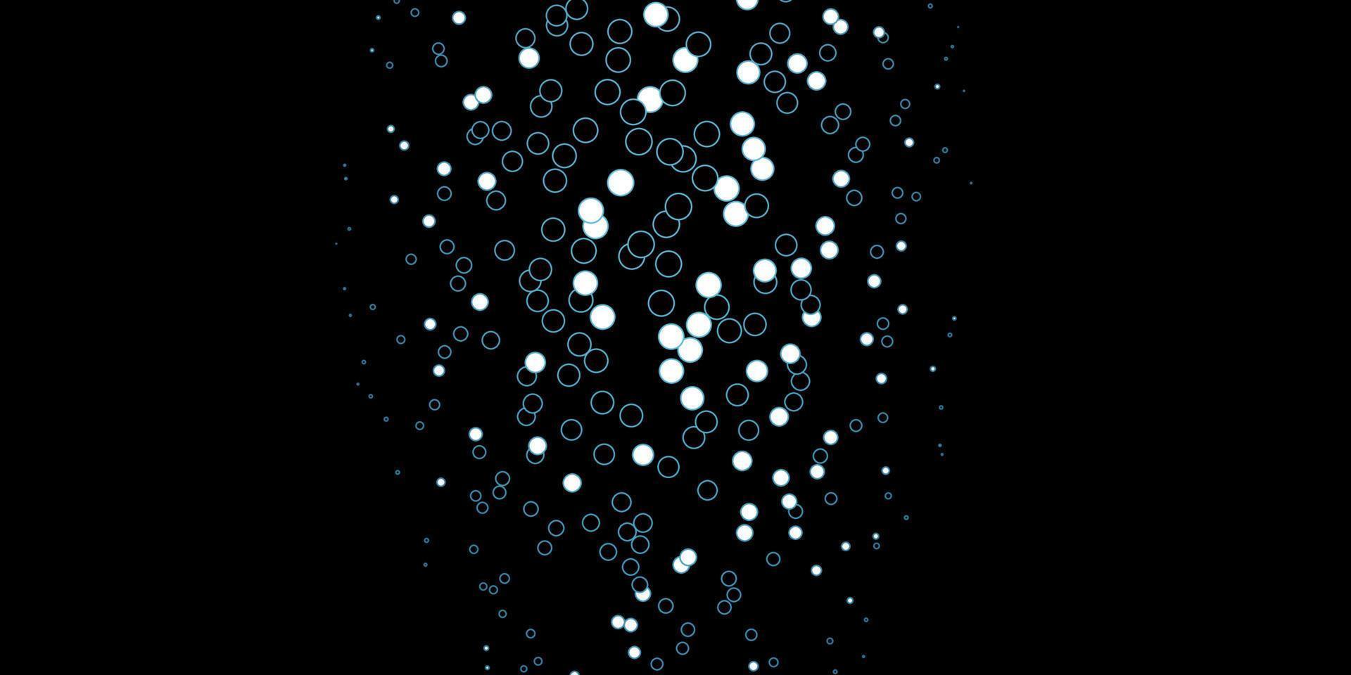 Dark BLUE vector pattern with spheres.