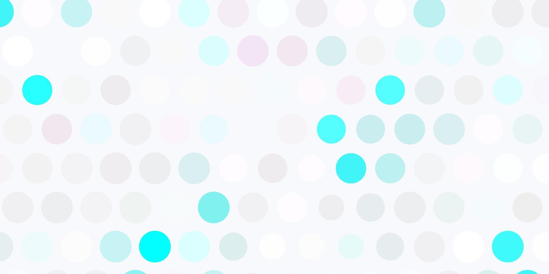 Light pink, blue vector backdrop with dots.