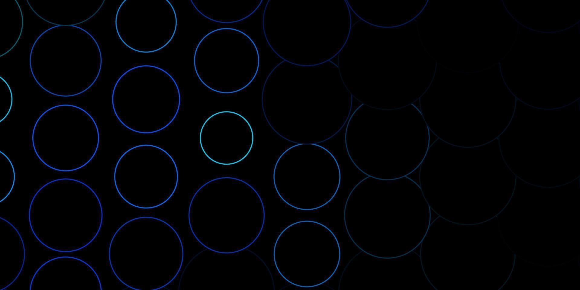 Dark Blue, Green vector layout with circle shapes.