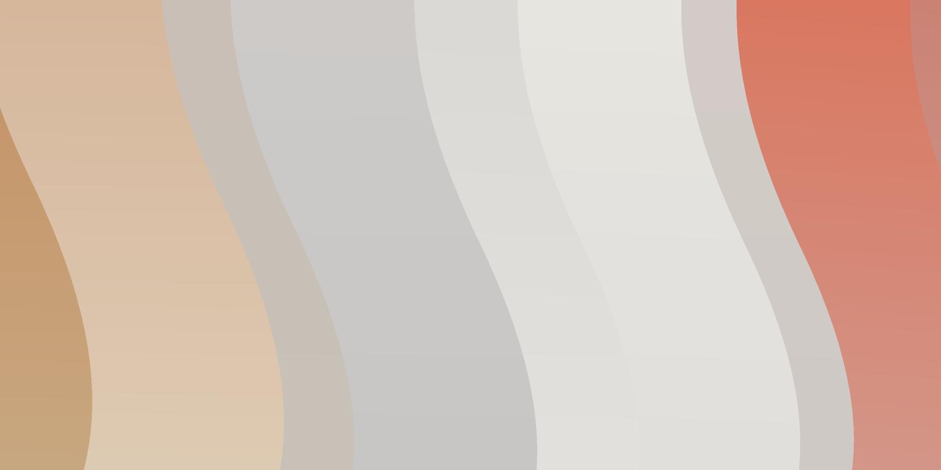 Light Orange vector pattern with wry lines.