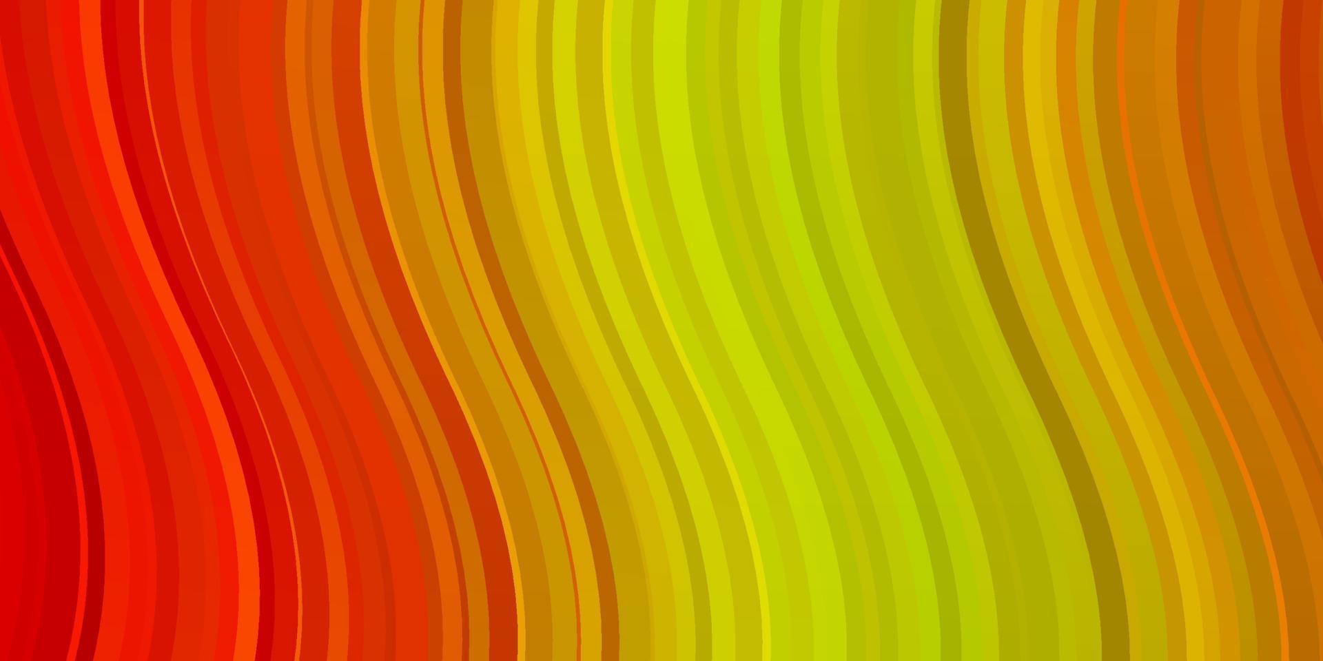 Dark Red, Yellow vector pattern with lines.