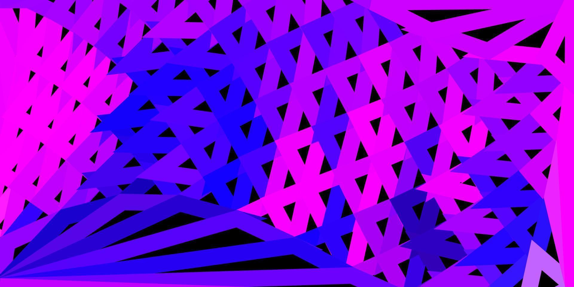 Light purple, pink vector polygonal pattern.