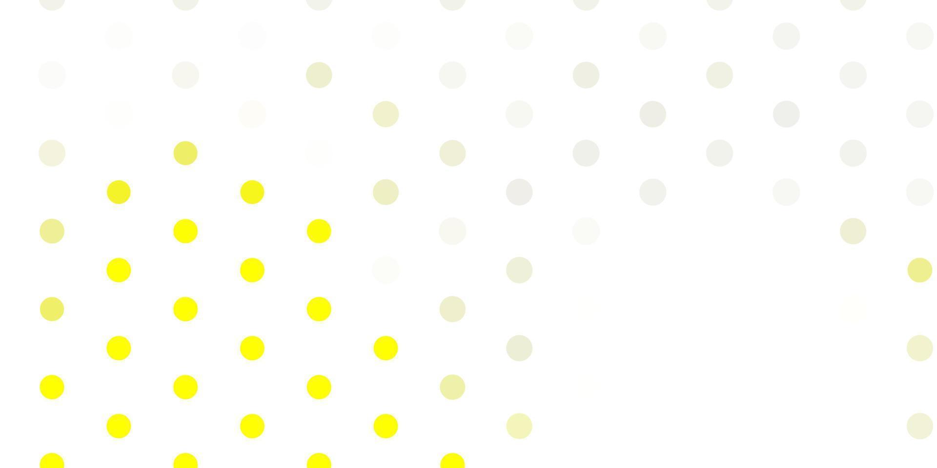 Light yellow vector backdrop with dots.