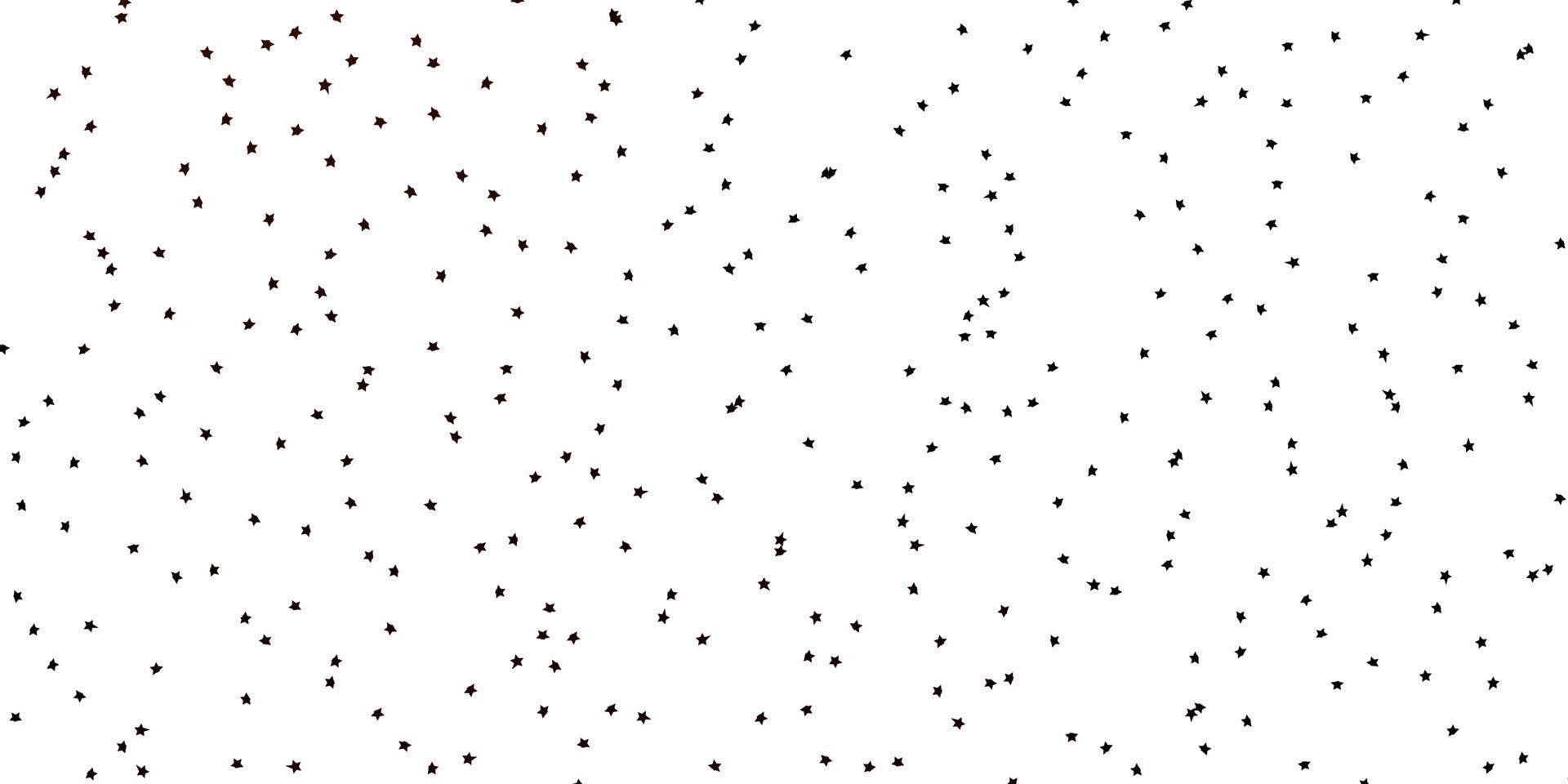Dark Red vector texture with beautiful stars.