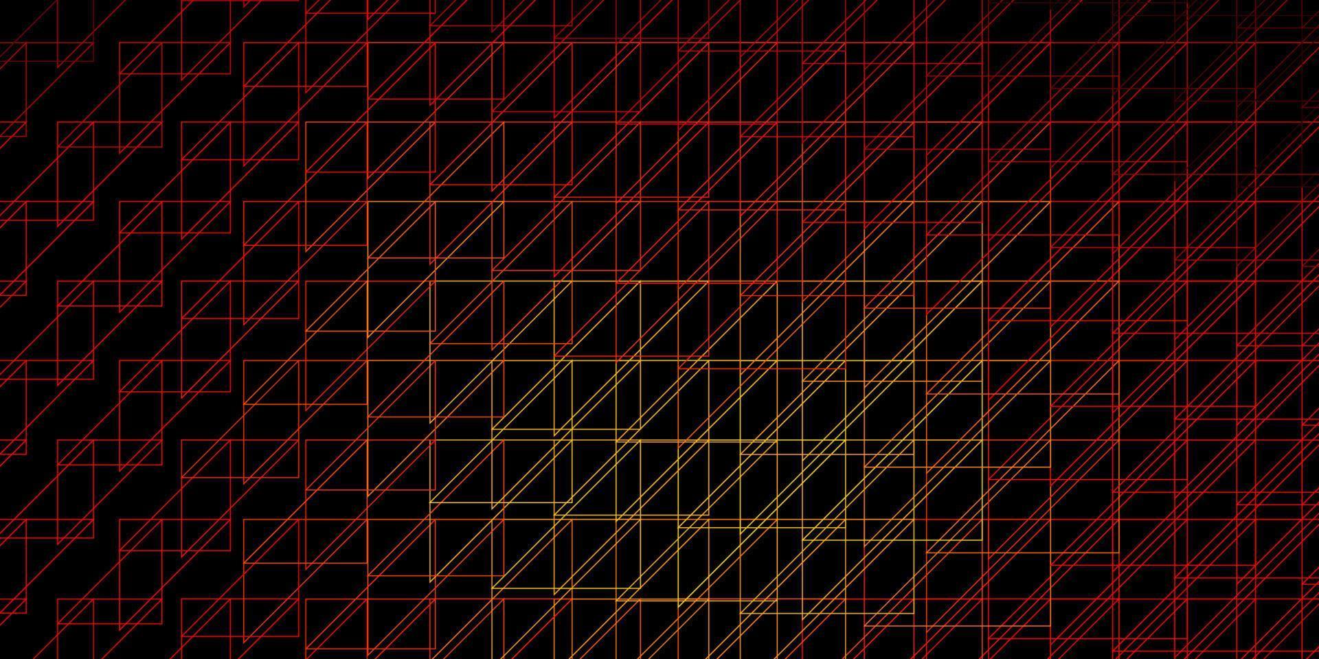 Dark Red vector backdrop with lines.