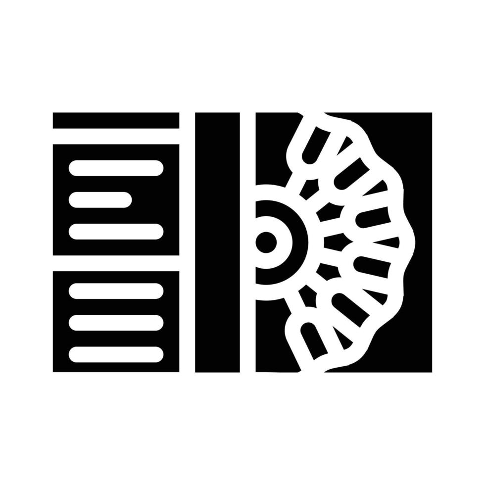 atomic absorption spectrometer glyph icon vector illustration 7937226