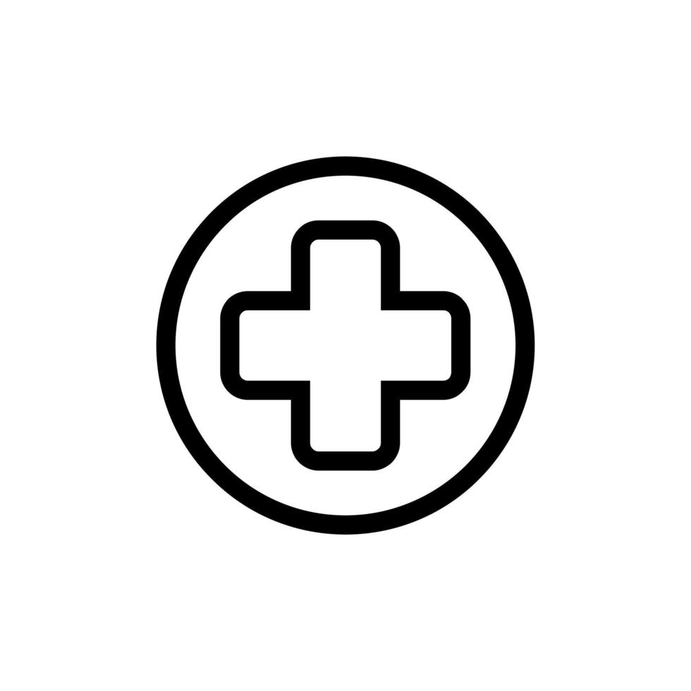 Countrywide health icon with simple shape and line style vector