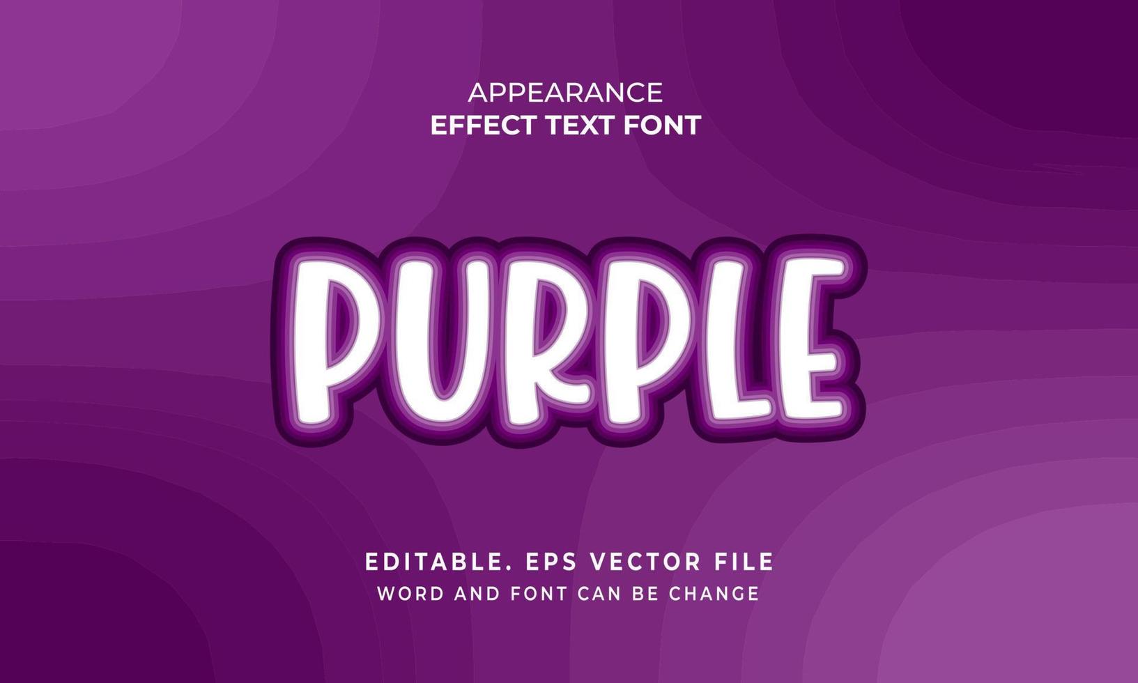 Stickers text effects font for Banner vector