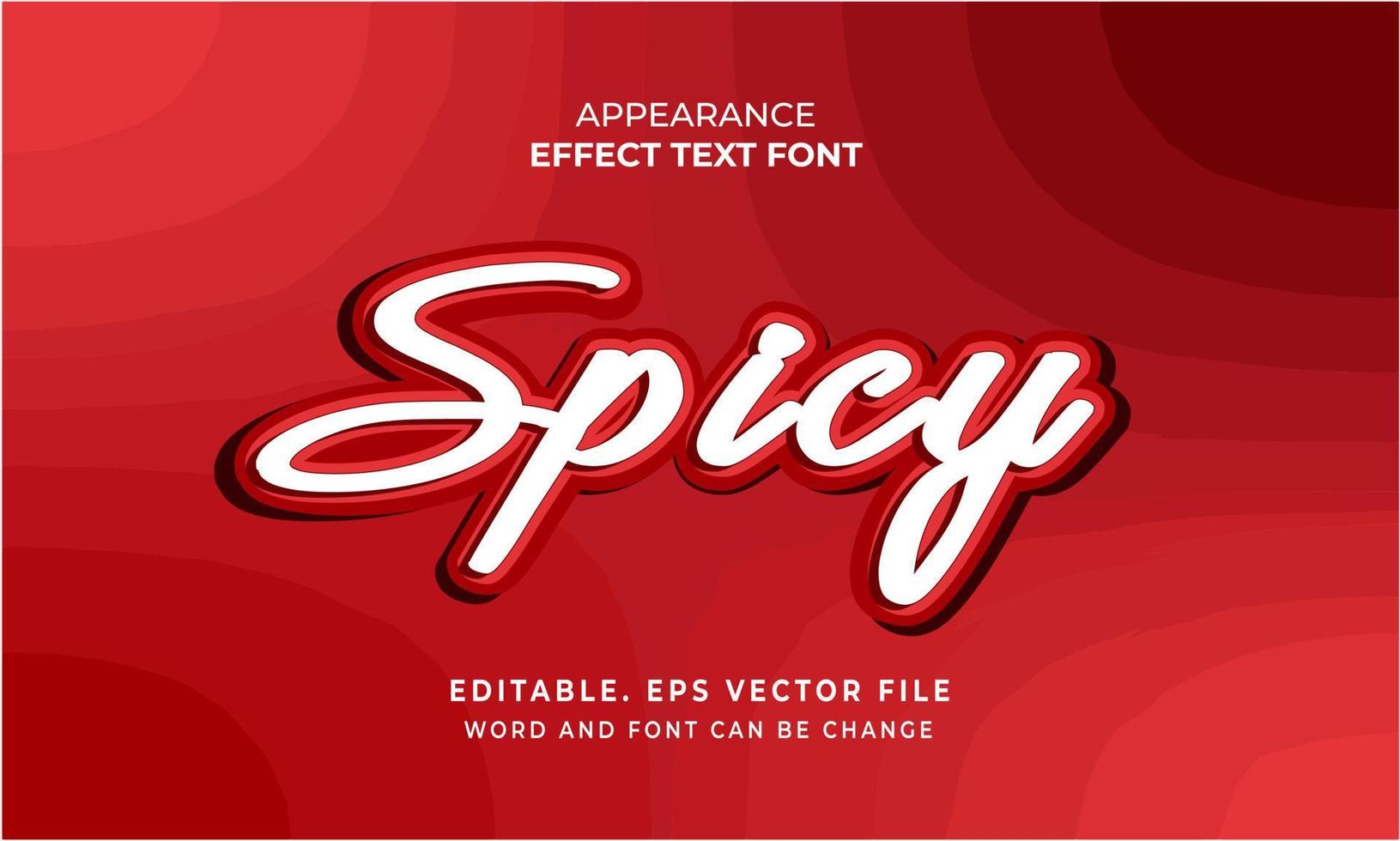 Stickers text effects font for Banner vector