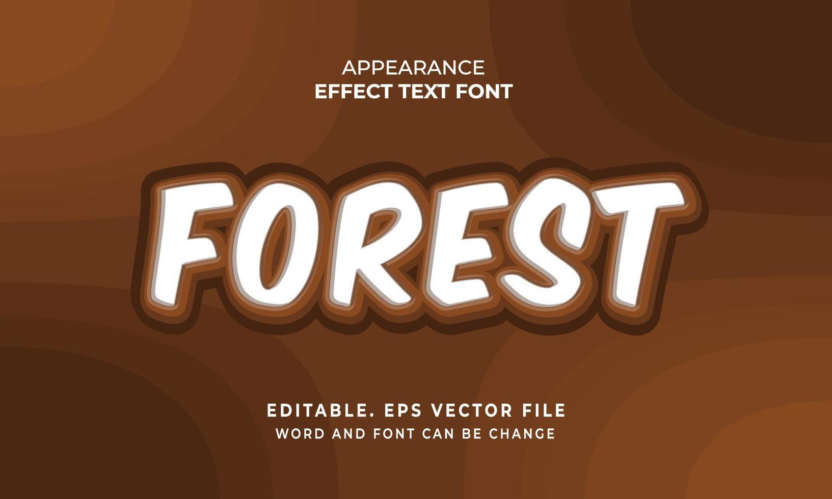 Stickers text effects font for Banner vector