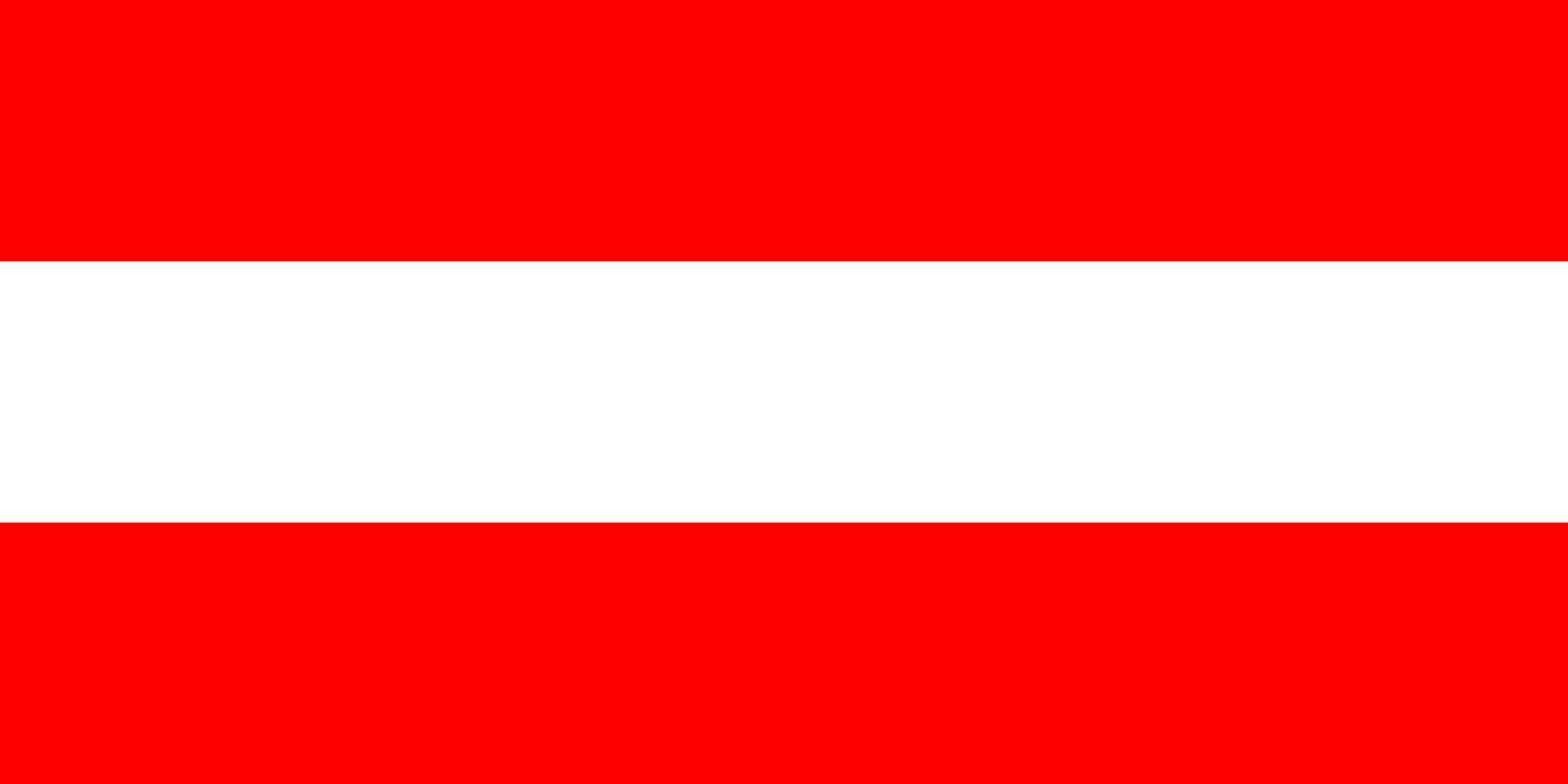 color aislado ilustración vectorial bandera austriaca vector