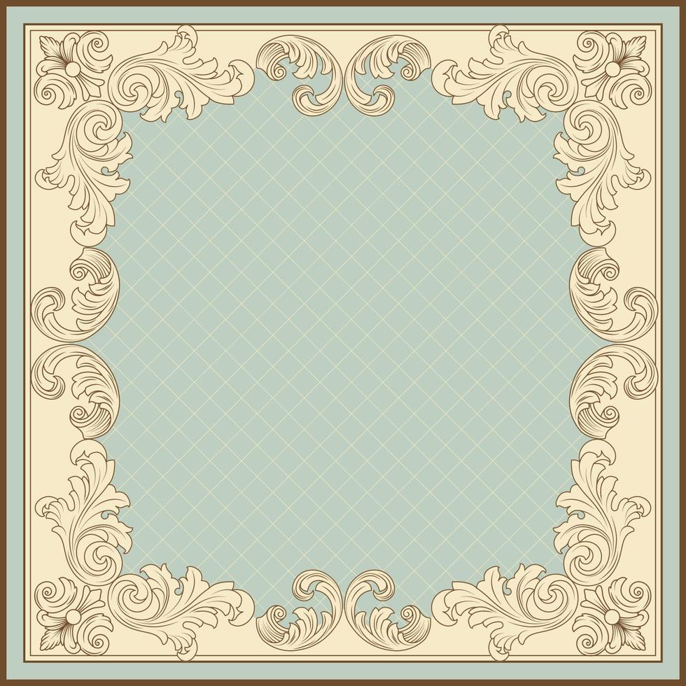 Art Nouveau Frame Background vector