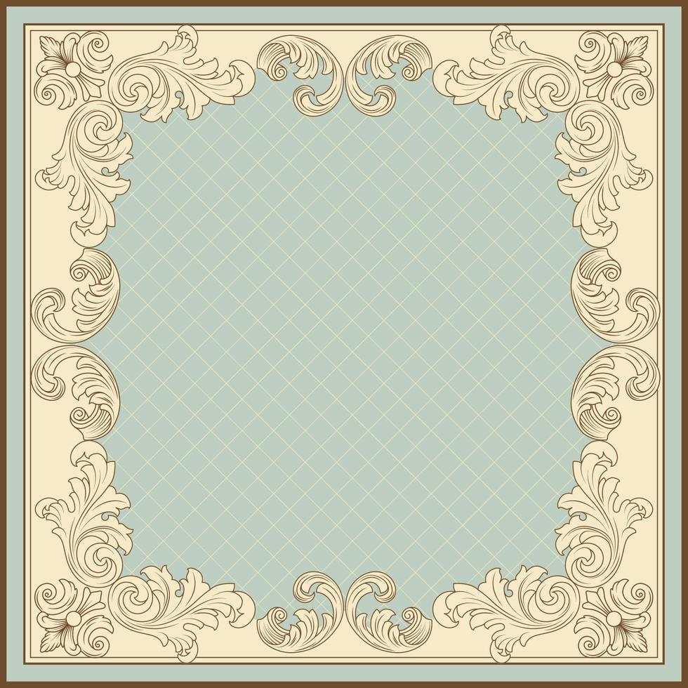 Art Nouveau Frame Background vector