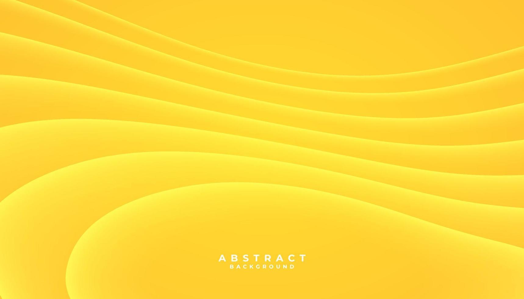 Abstract modern gradient yellow shapes composition background. Landing page, flyer, banner, card. Vector