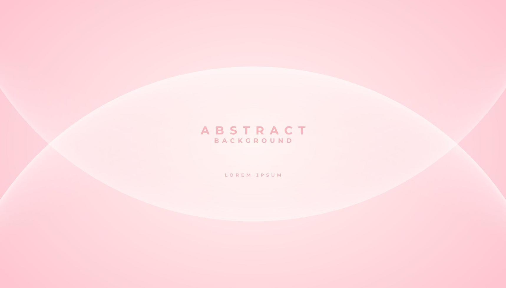 Abstract minimal gradient pink curves background. Landing page, flyer, banner, card. Vector