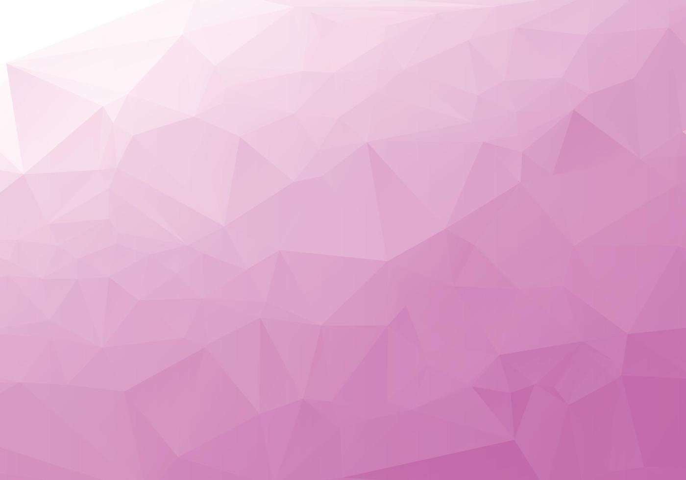 Abstract light purple low poly triangular background vector