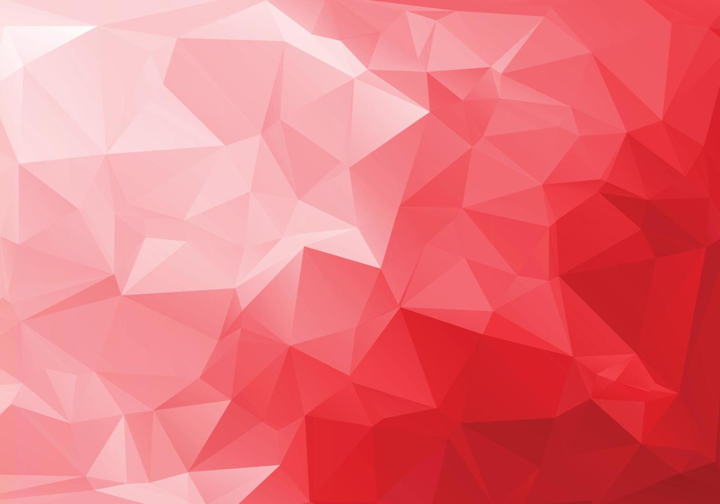 Abstract low poly pink shapes background vector