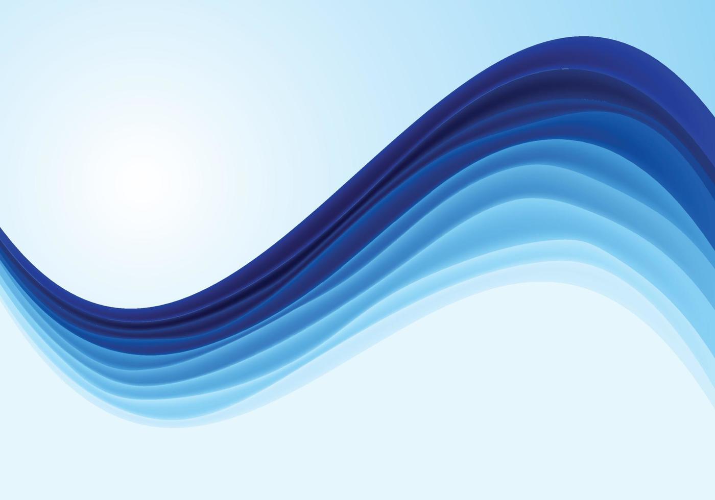 Elegant sea blue wave world ocean day background vector