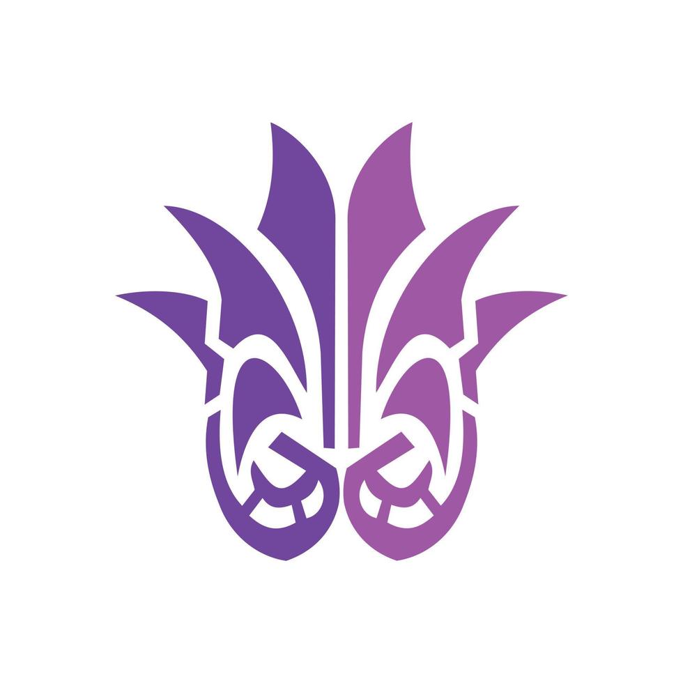 Two face cute mask. Funny mask design. Basic element graphic resources. Editable vector