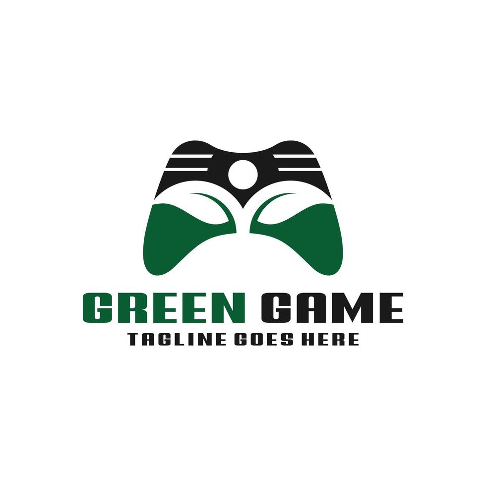 organic game stick illustration logo design vector