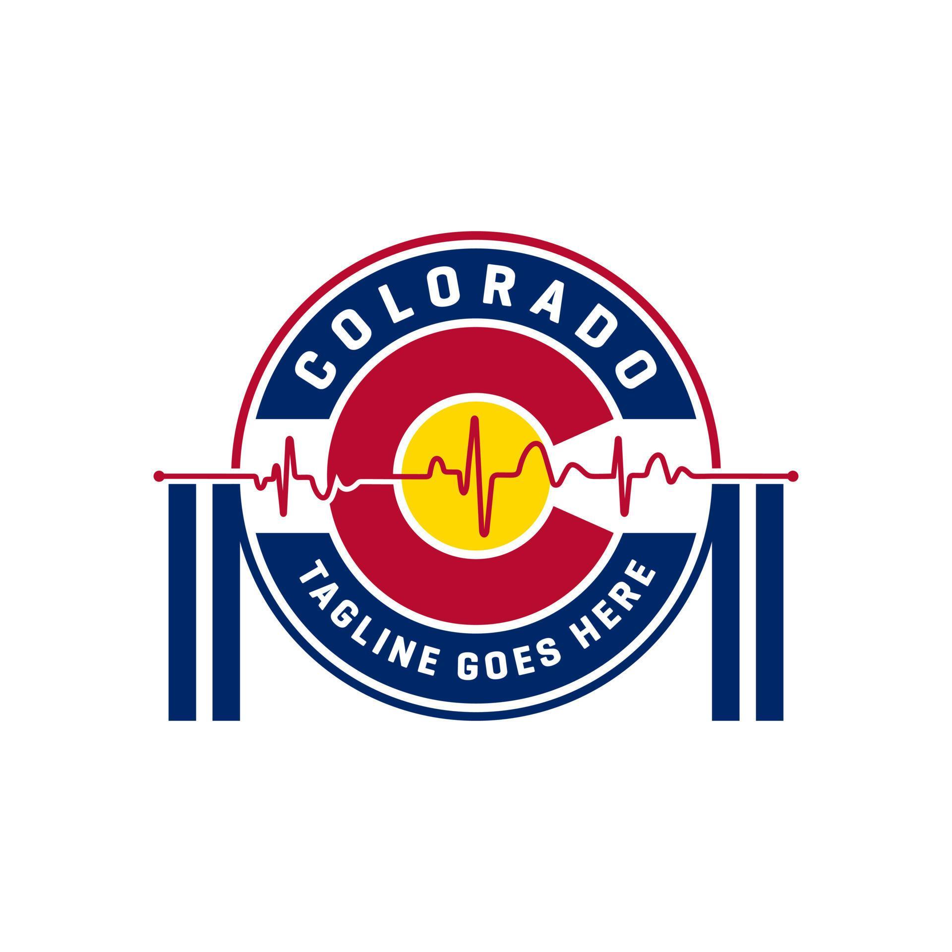 colorado flag emblem vintage logo 7938474 Vector Art at Vecteezy