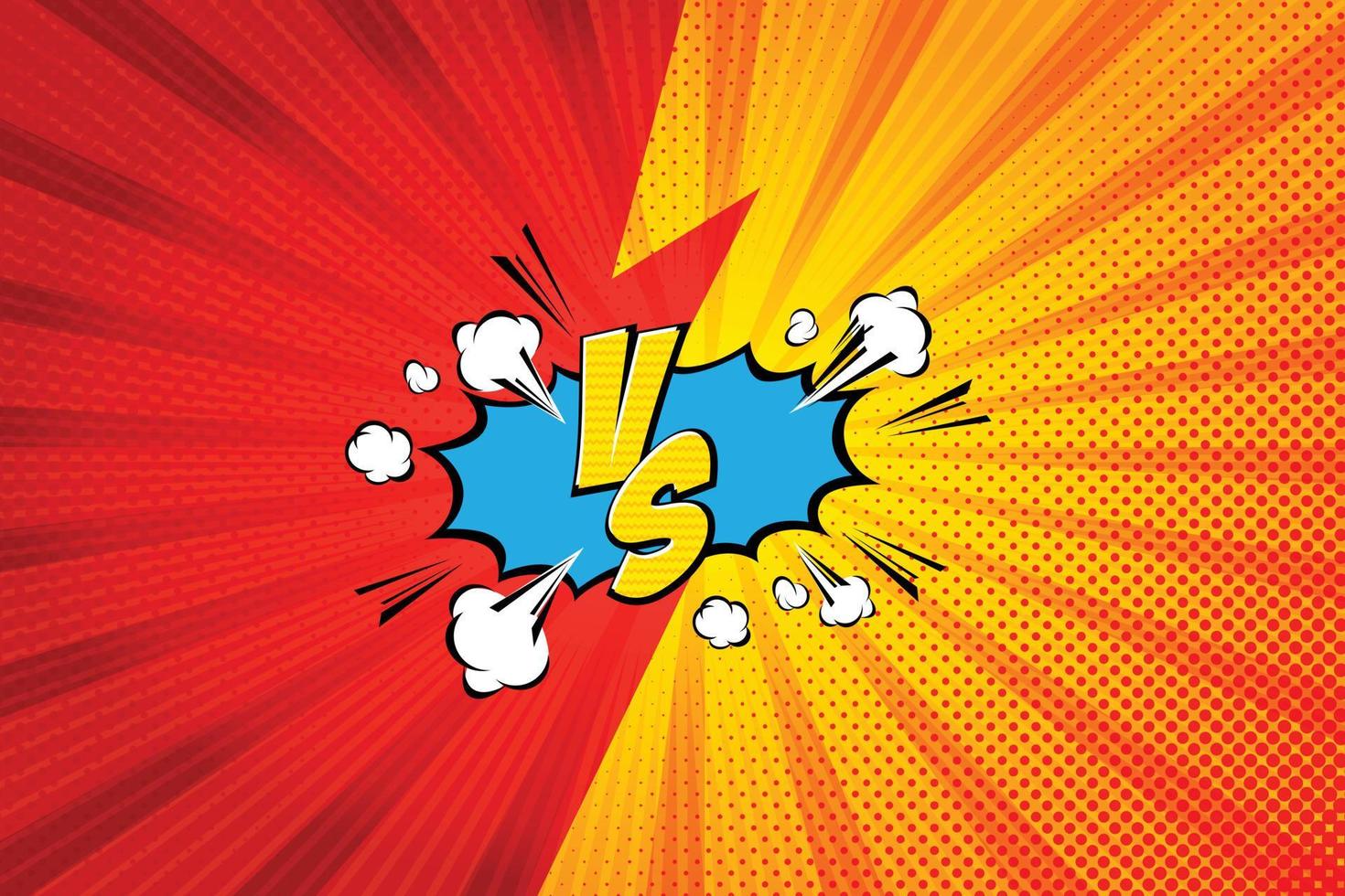 Fight backgrounds comics style design. Vector illustration