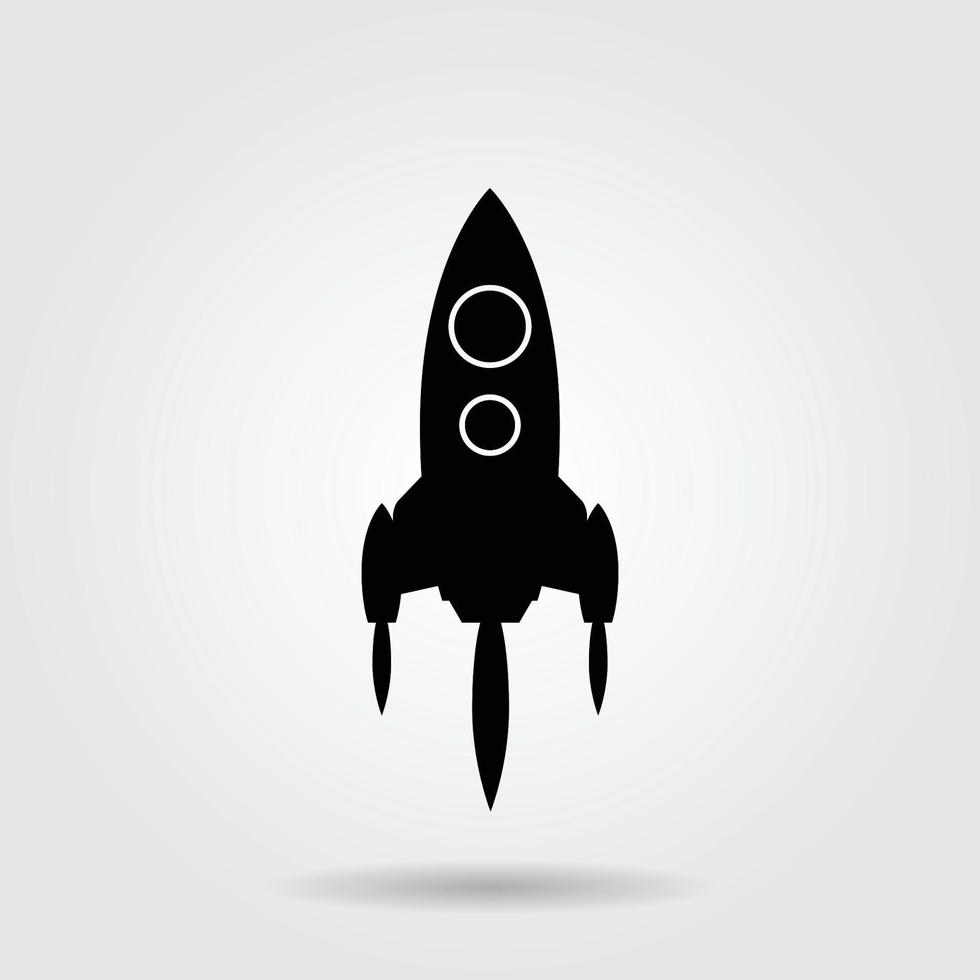 Rocket icon. Vector Eps 10