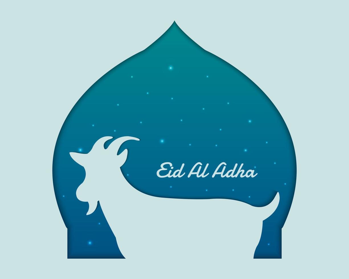 vector de plantilla de eid al adha