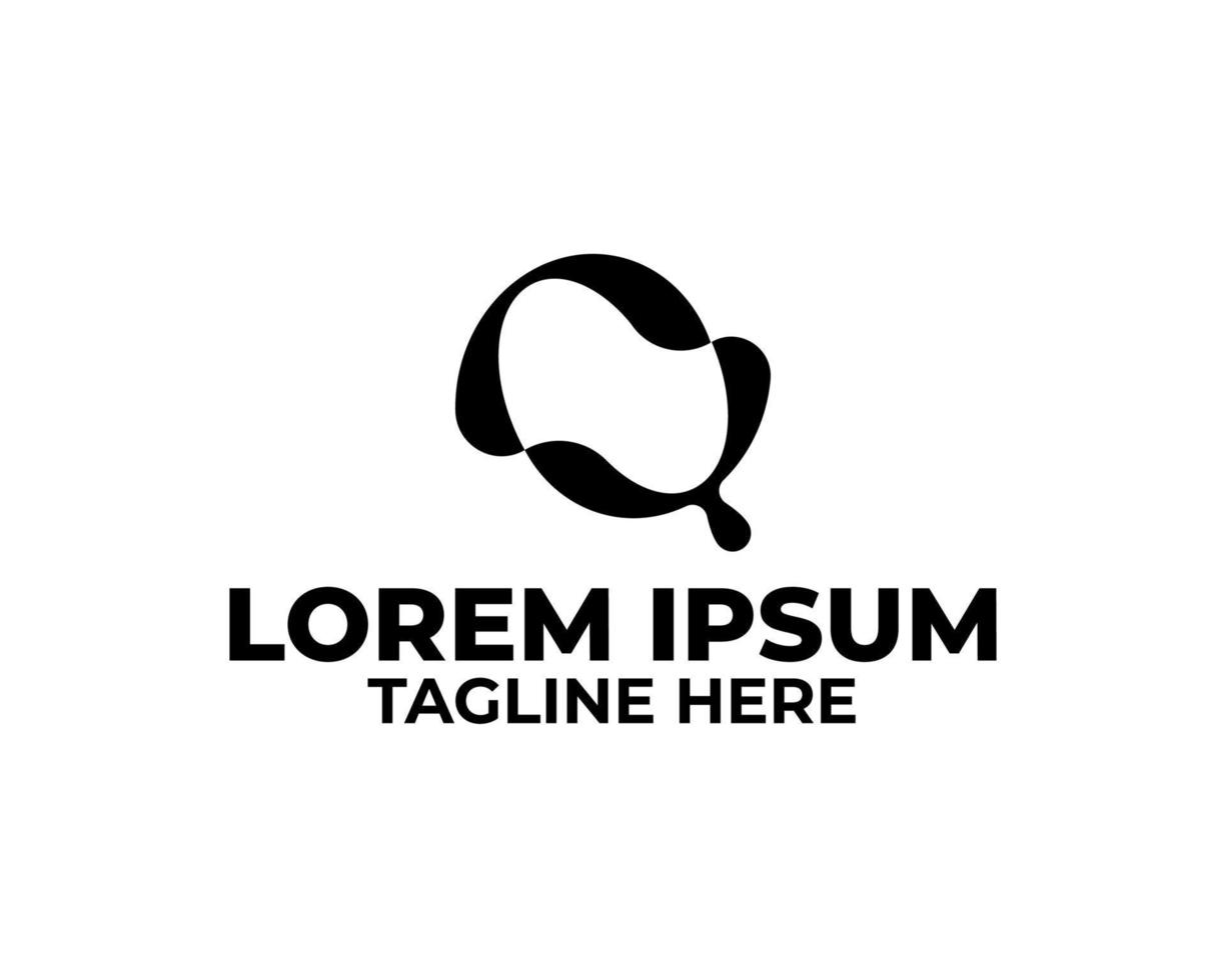 Premium Vector letter O or Q Logo. Beautiful Logotype design for luxury company branding.