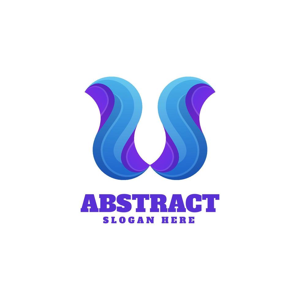 Abstract Logo, Gradient Colorfull Style vector